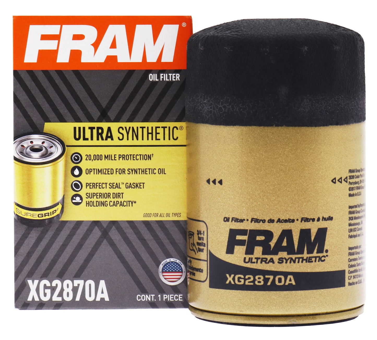 Filtro de aceite de motor Fram XG2870A