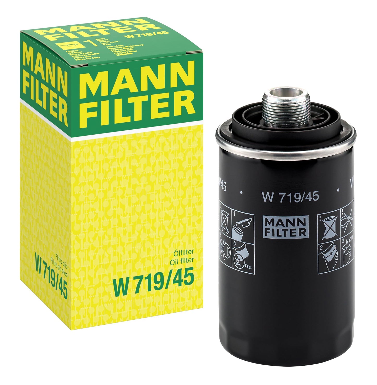 MANN-FILTER W 719/45 Filtro de aceite del motor