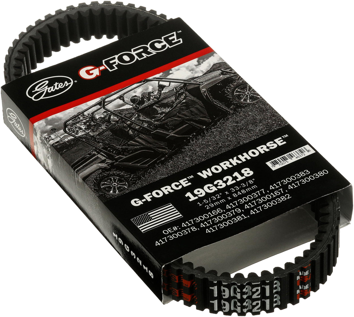 Gates 19G3218 Automatic Continuously Variable Transmission (CVT) Belt