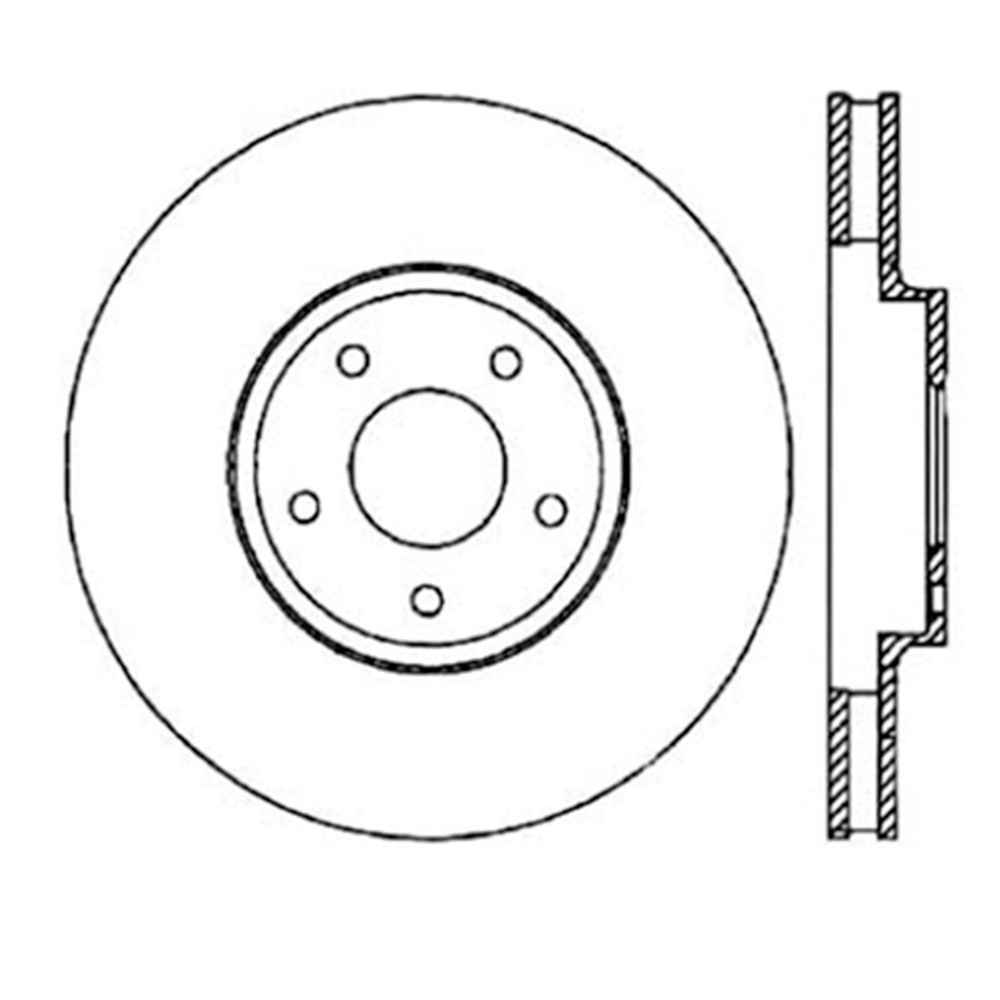 Stoptech 127.42080R Disc Brake Rotor