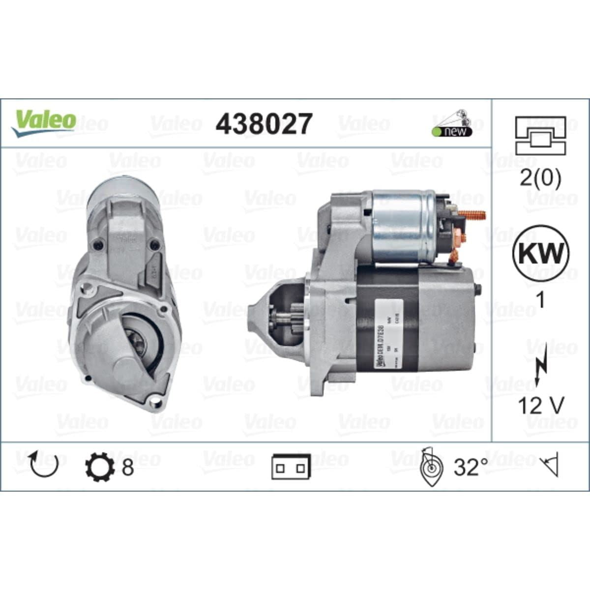 Valeo 438027 Motor de arranque