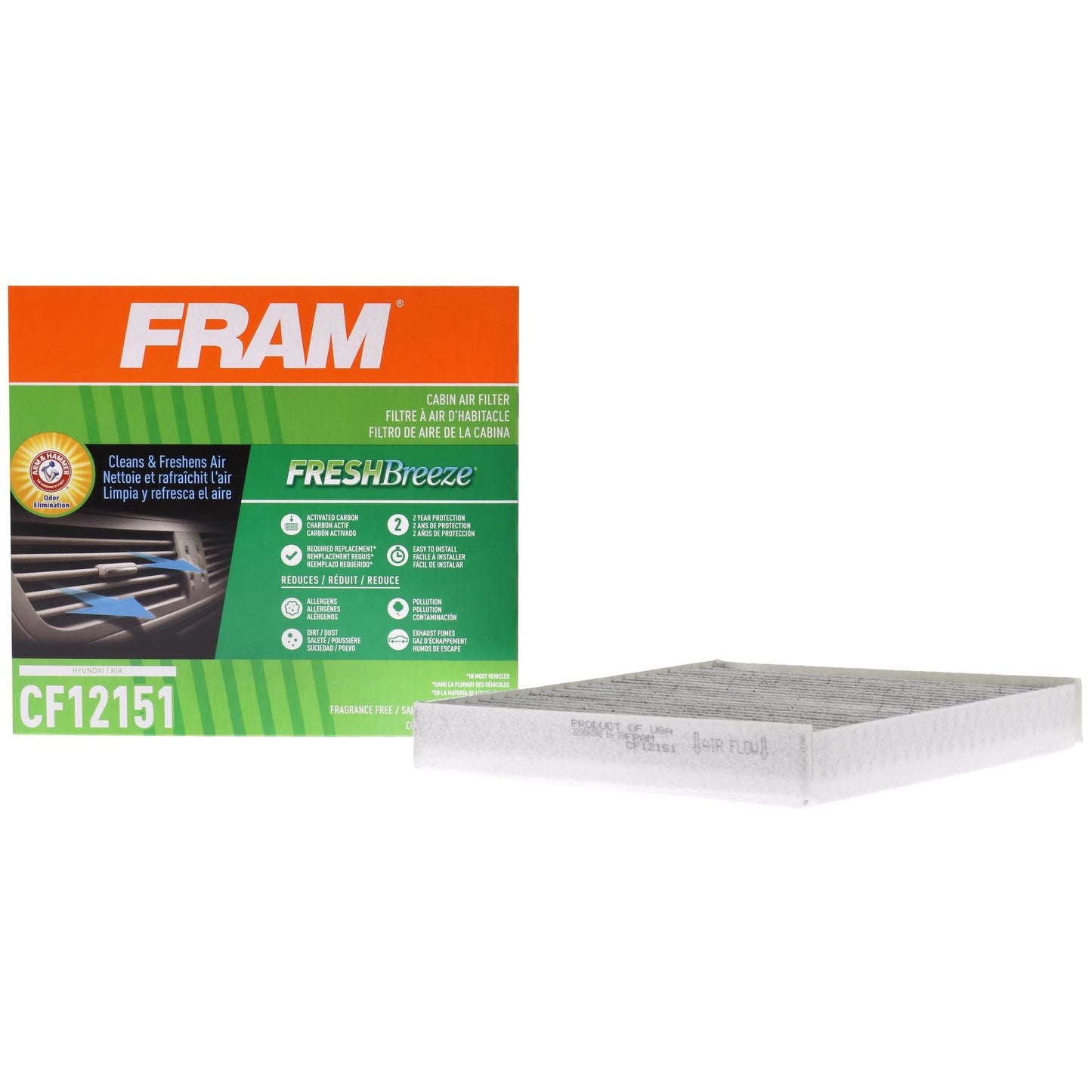 Filtre à air d'habitacle Fram CF12151