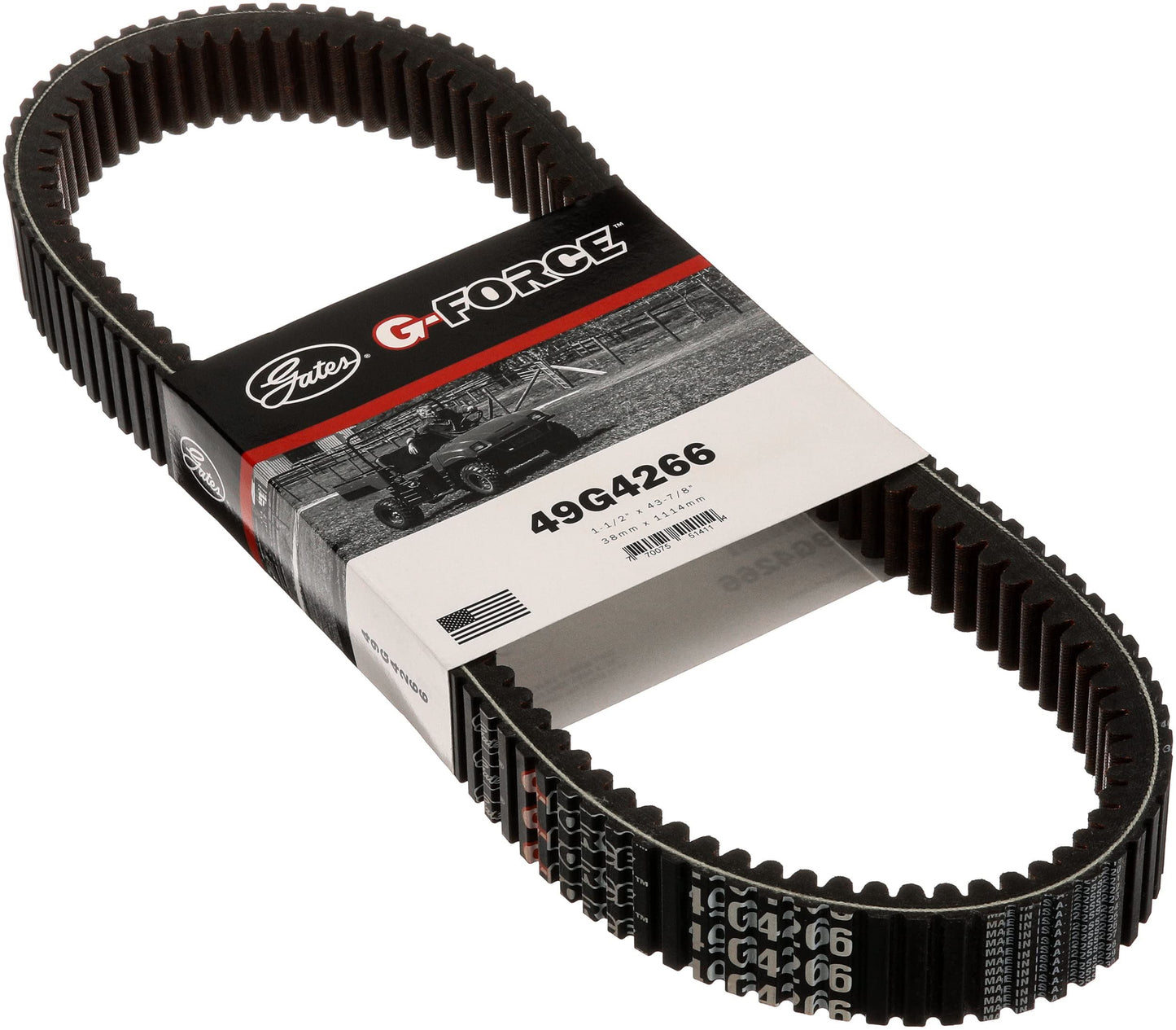 Gates 49G4266 Correa de transmisión automática continuamente variable (CVT)