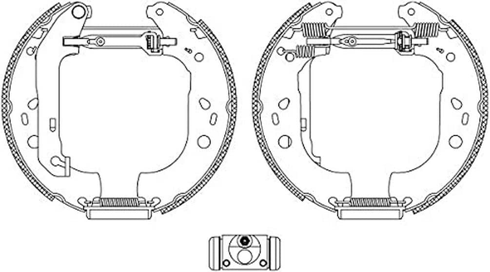 Hella-PAGID 355005101 Kit de zapatas de freno de tambor