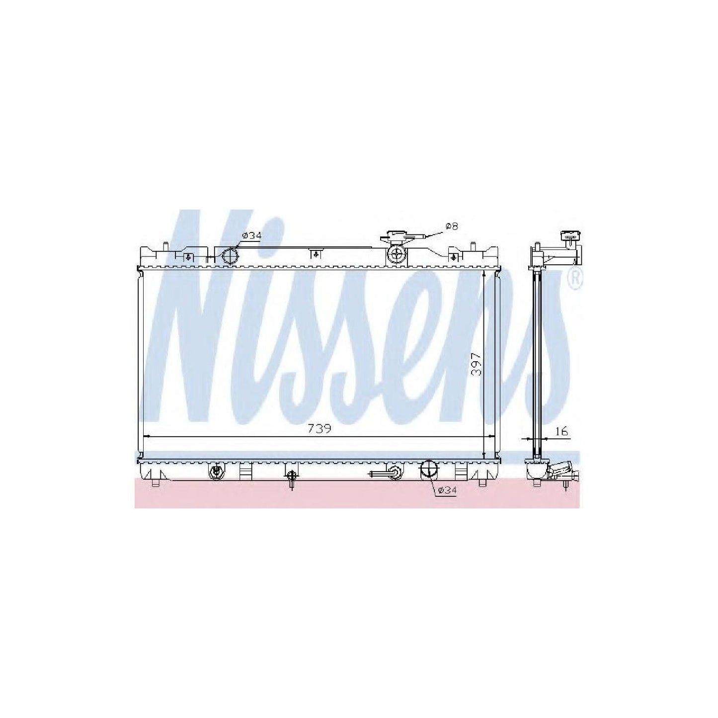 Nissens North America 646351 Radiator