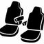 FIA TR47-27 BLACK Seat Cover