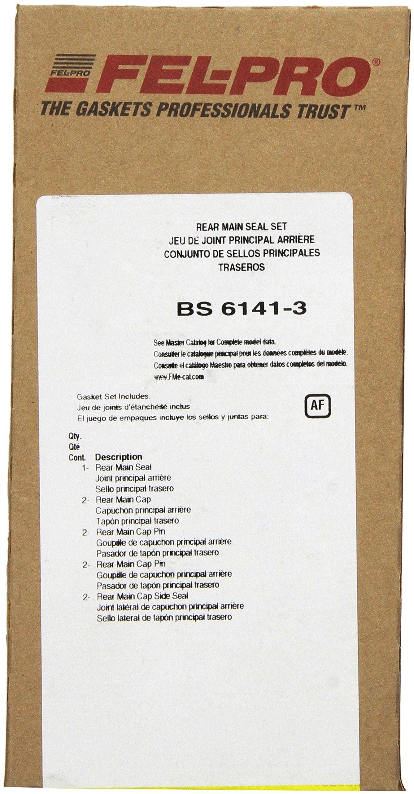 Fel-Pro BS 6141-3 Kit de sello del cigüeñal del motor