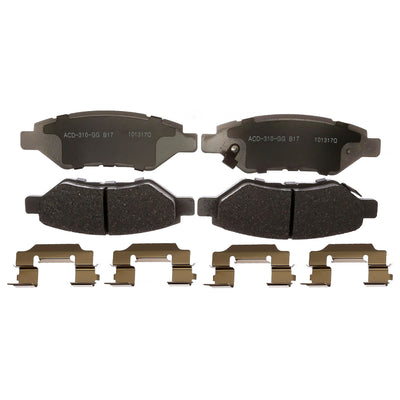 ACDelco Advantage 14D1337CHF1 Juego de pastillas de freno de disco