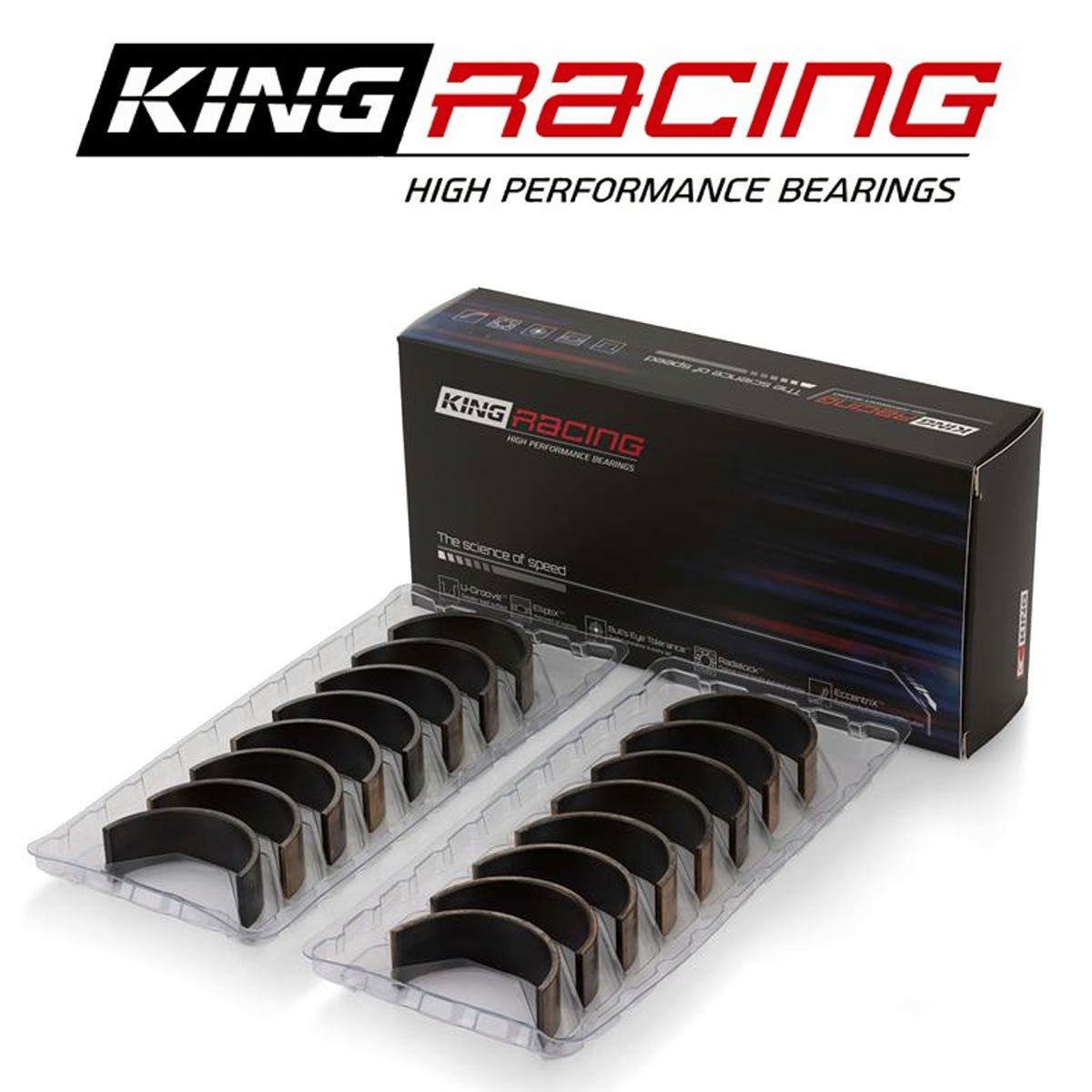 KING BEARING CR6618XP Engine Connecting Rod Bearing Set