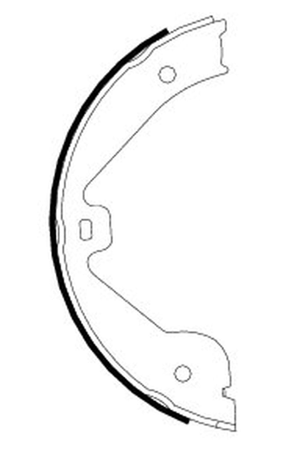 Hella-PAGID 355050601 Parking Brake Shoe Set