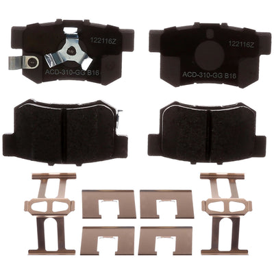 ACDelco Advantage 14D1086CHF1 Juego de pastillas de freno de disco