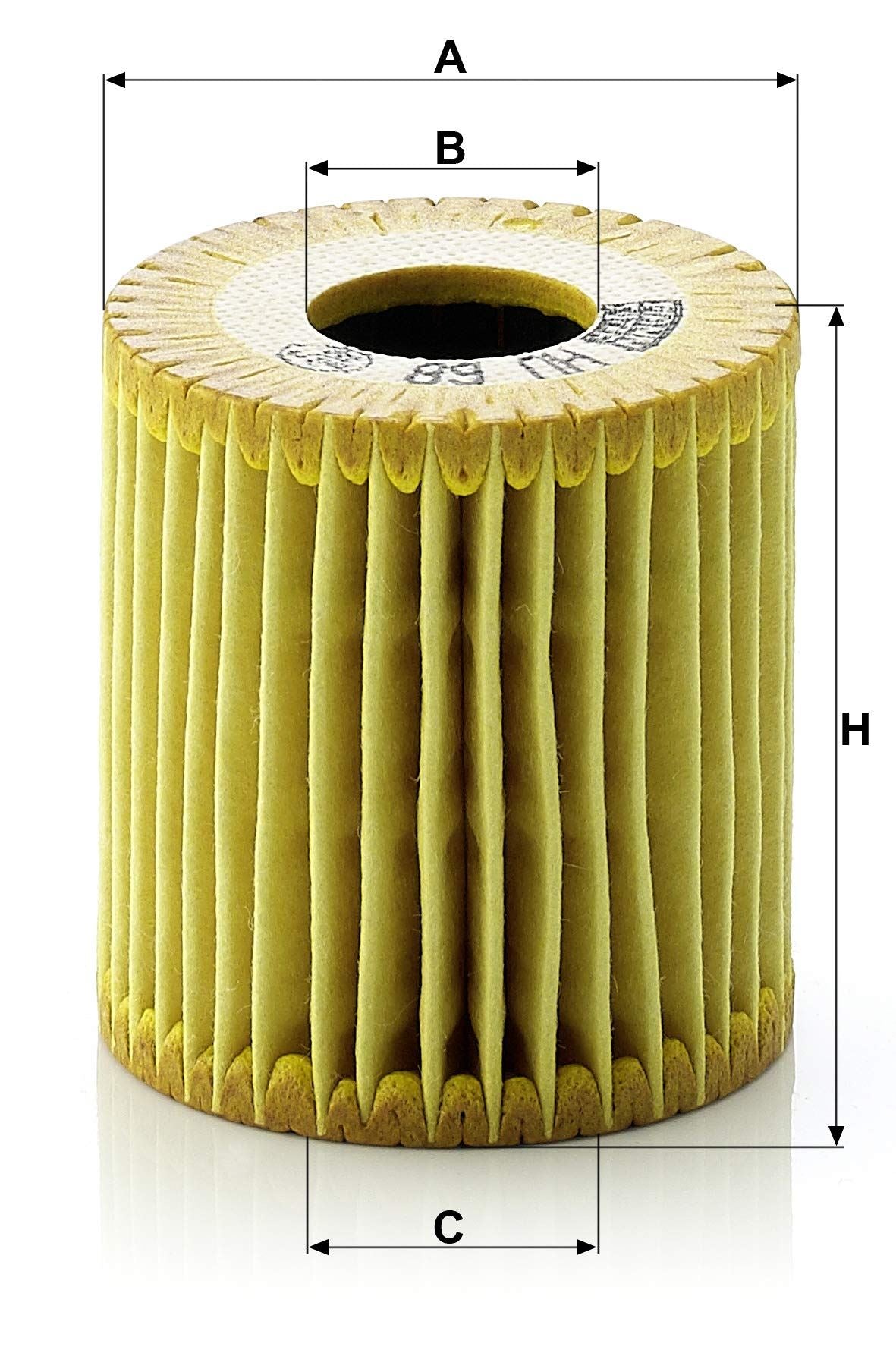 MANN-FILTER HU 68 X Engine Oil Filter