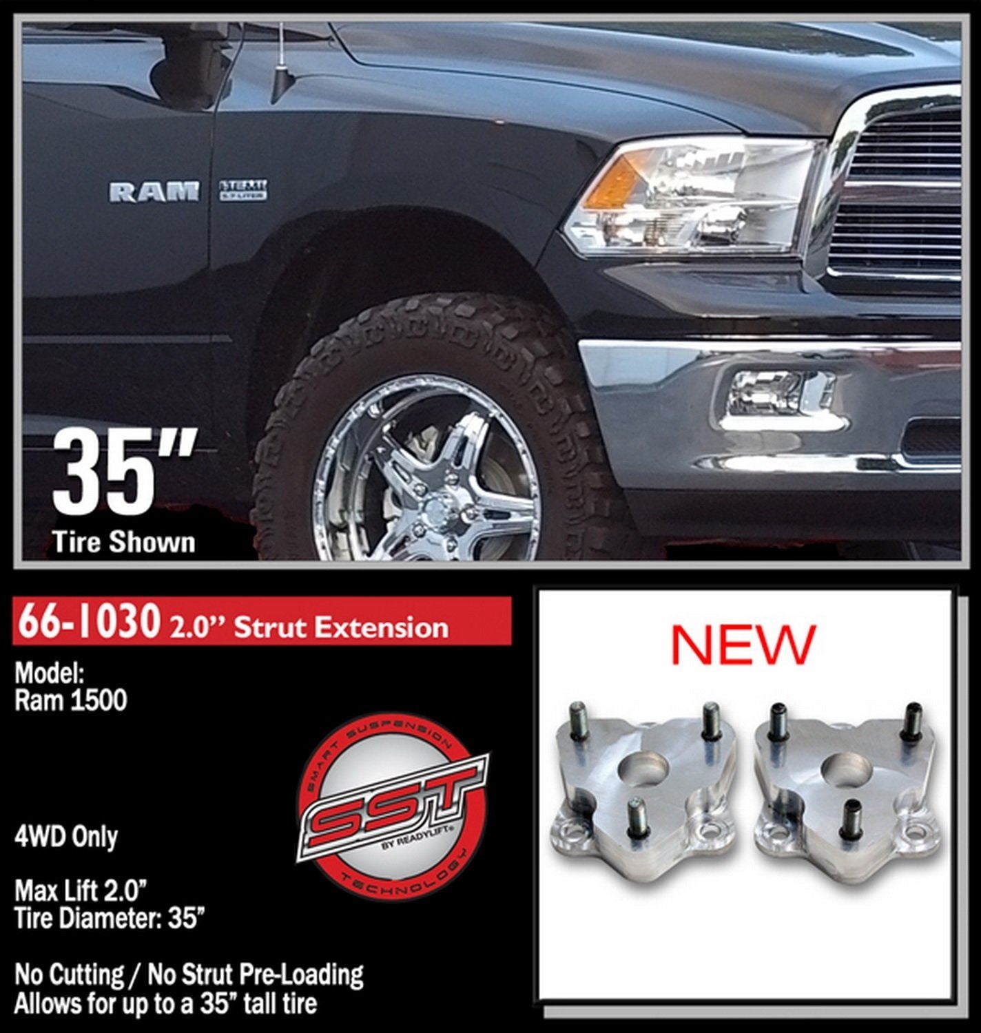 Ready Lift 66-1030 Suspension Leveling Kit
