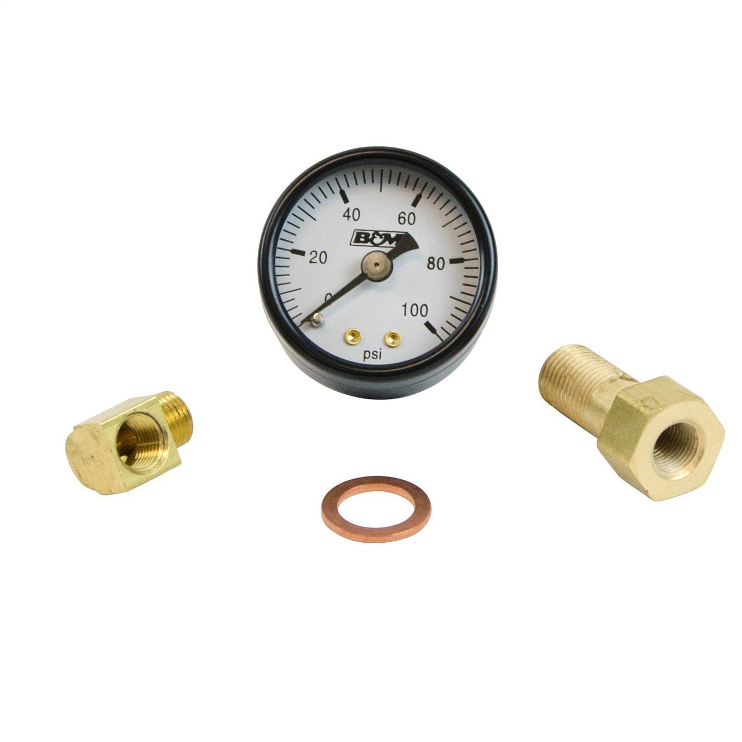 B&amp;M 46054 Medidor de presión de combustible