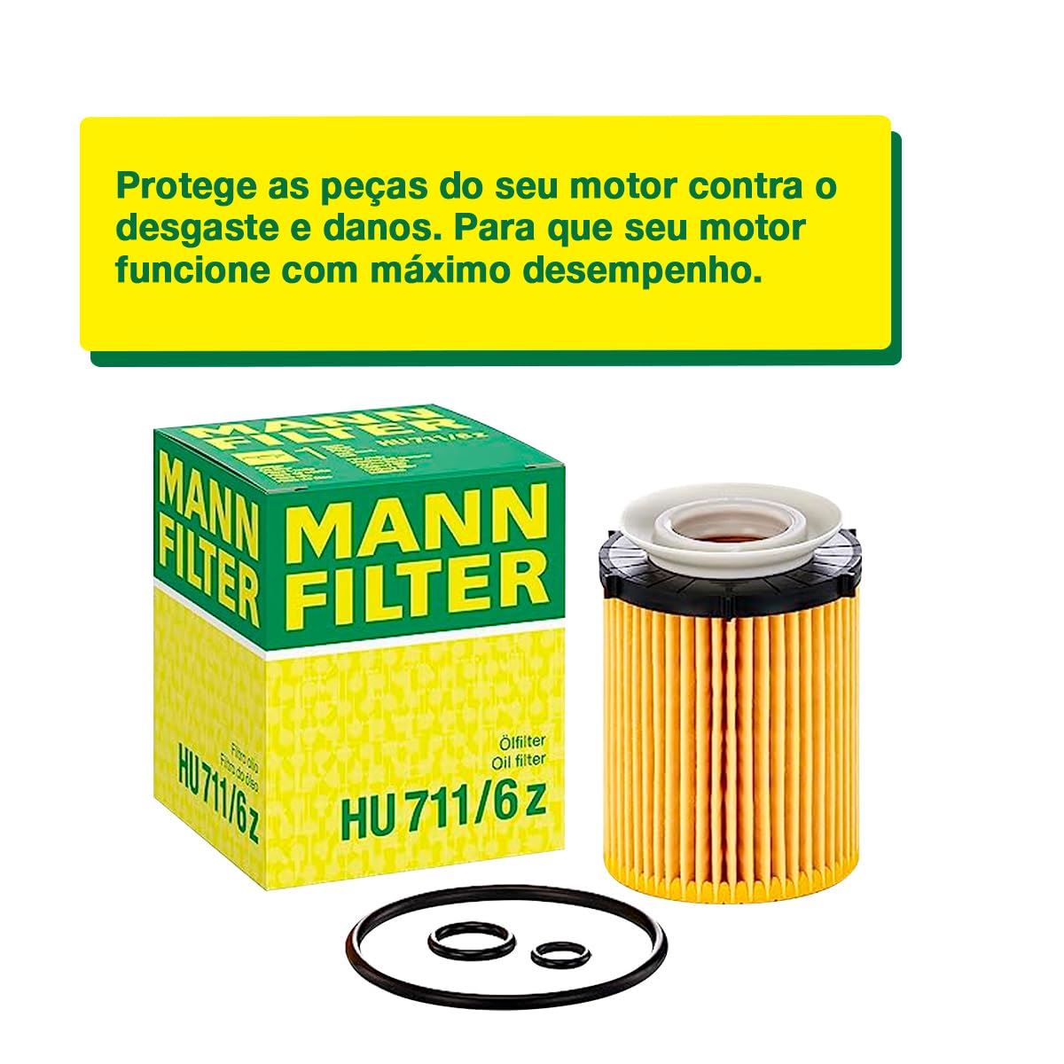 MANN-FILTER HU 711/6 Z Engine Oil Filter