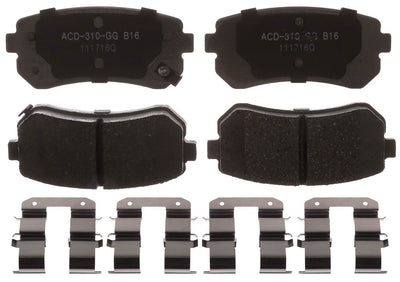 ACDelco Advantage 14D1157CHF1 Juego de pastillas de freno de disco