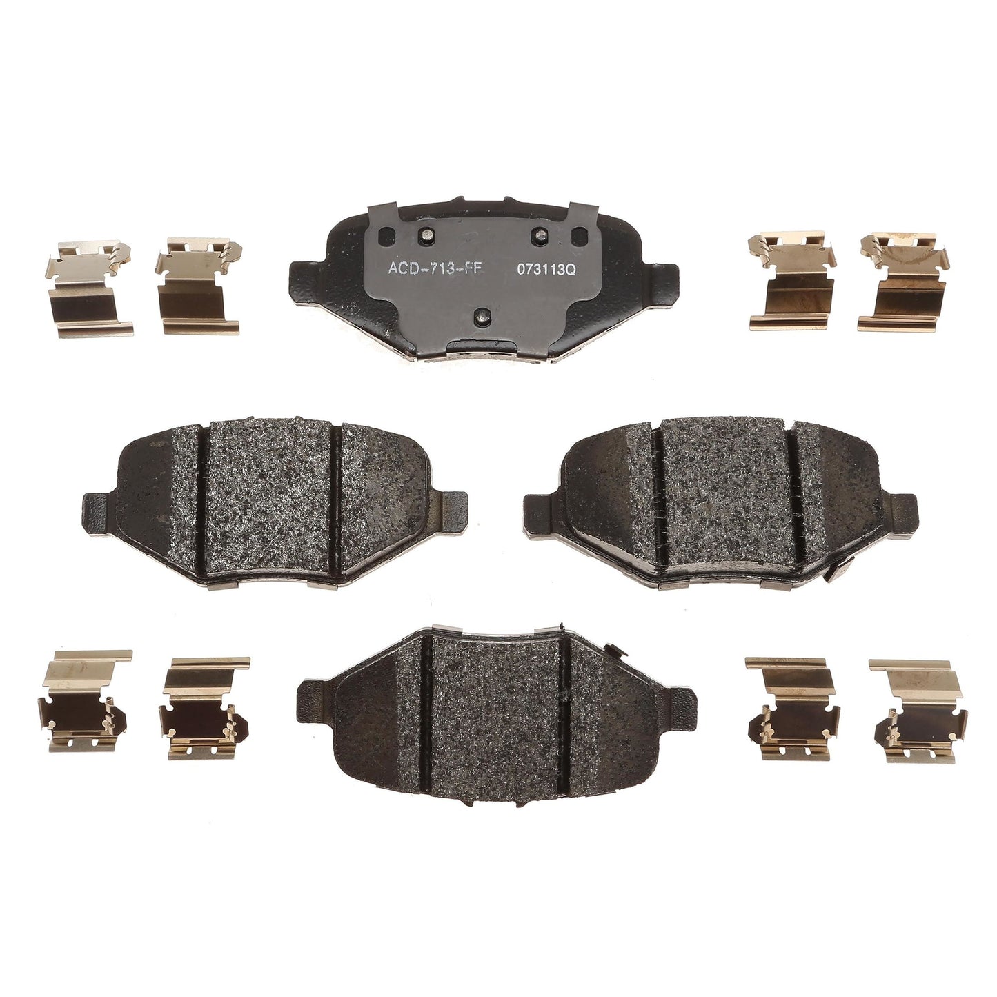 ACDelco Professional Durastop 17D1612MH Jeu de plaquettes de frein à disque