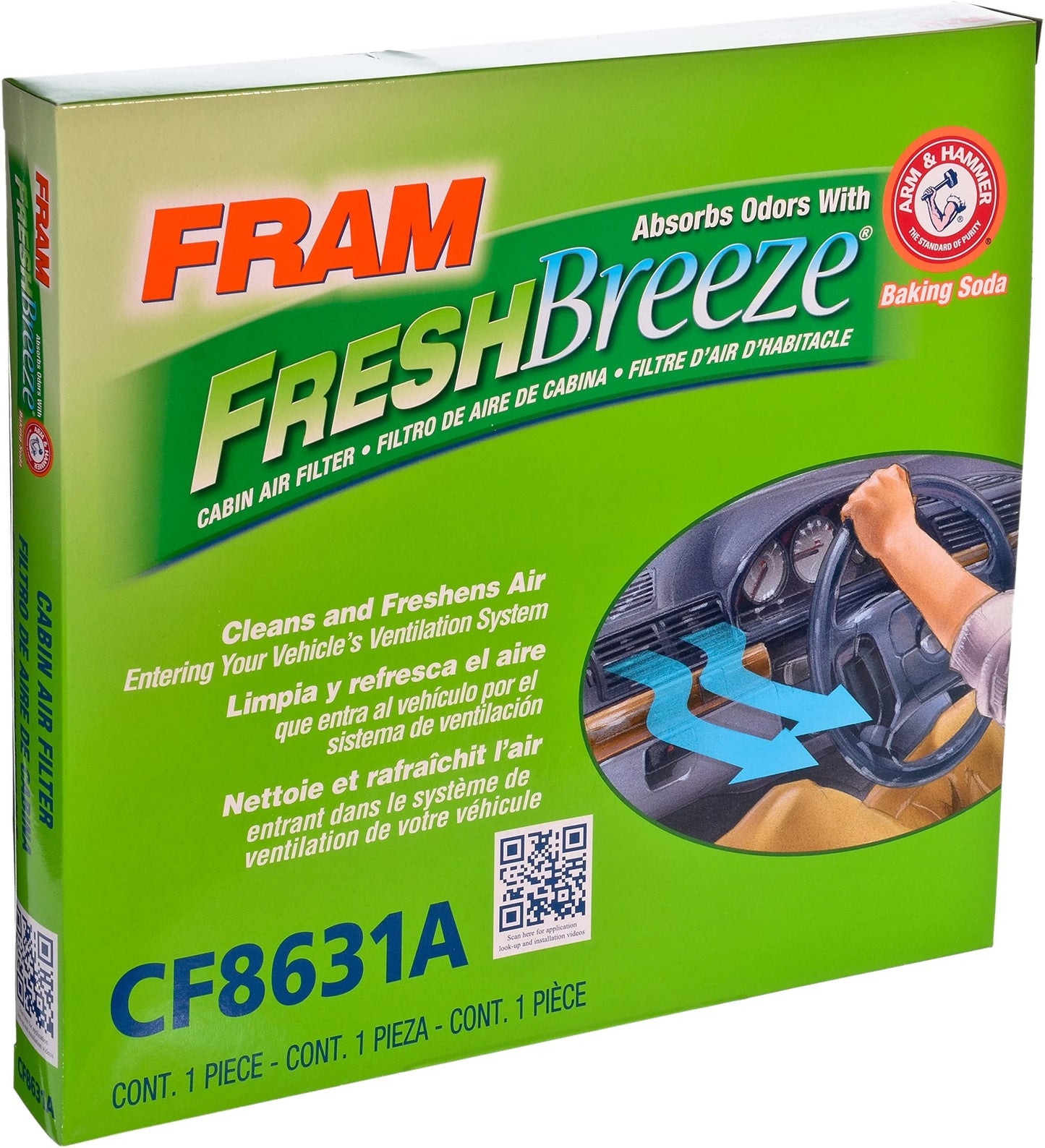 Filtre à air d'habitacle Fram CF8631A