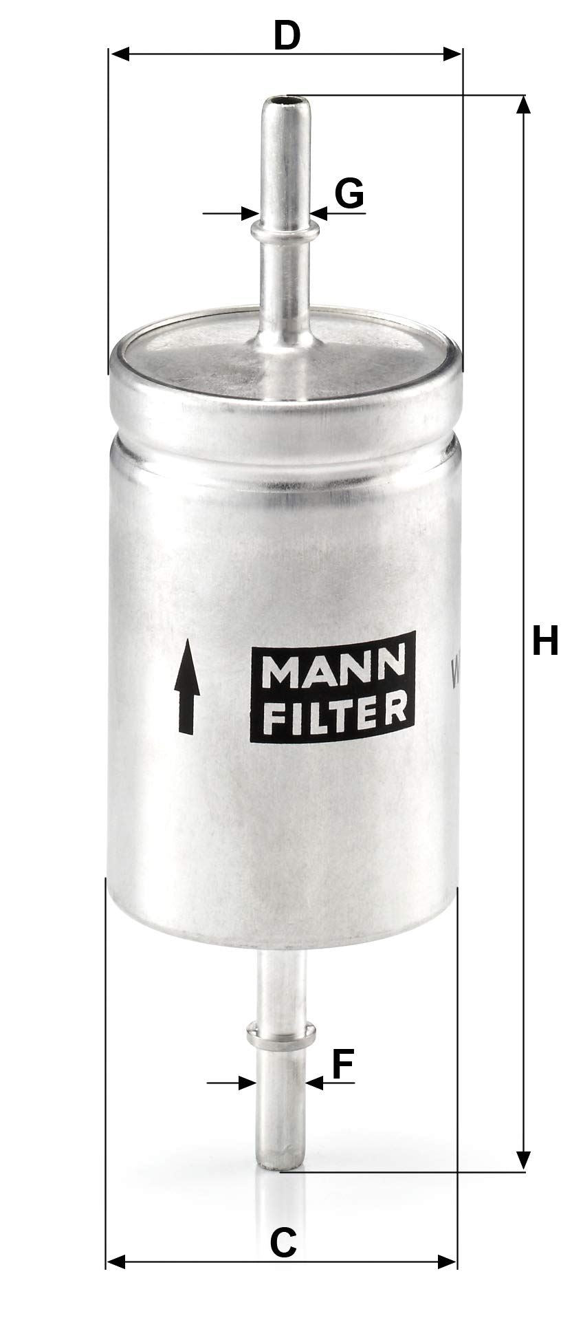 MANN-FILTER WK 512 Filtro de combustible