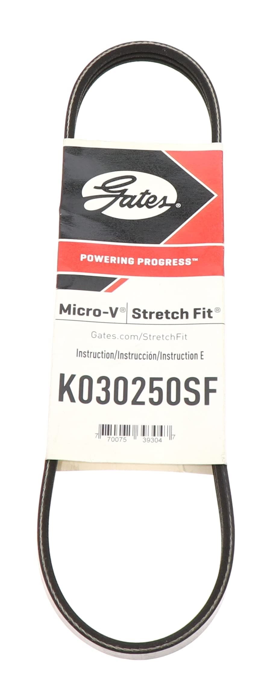 Gates K030250SF Correa serpentina