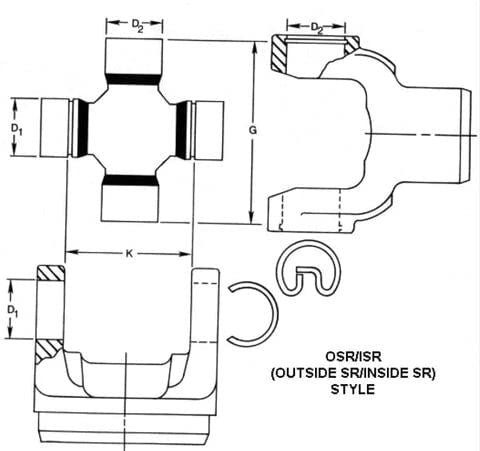 Junta universal DANA Spicer 5-3255X