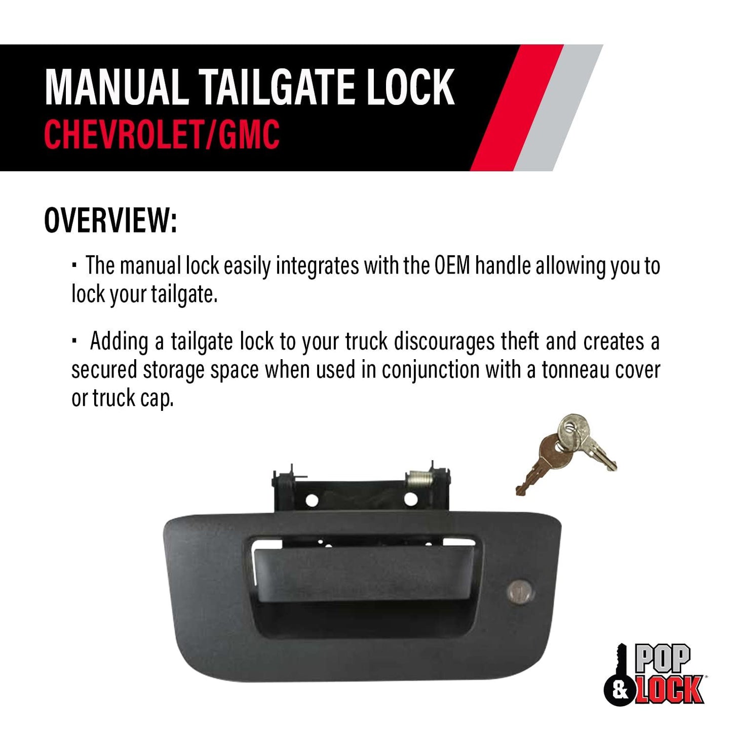 POP & LOCK PL1310 Tailgate Lock