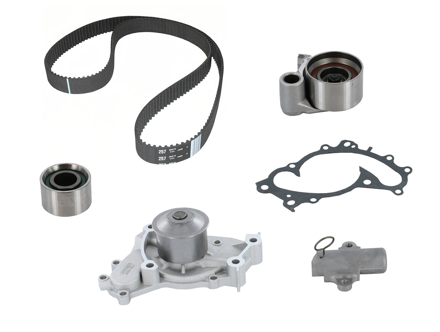 CRP CK257LK2 Kit de courroie de distribution moteur avec pompe à eau