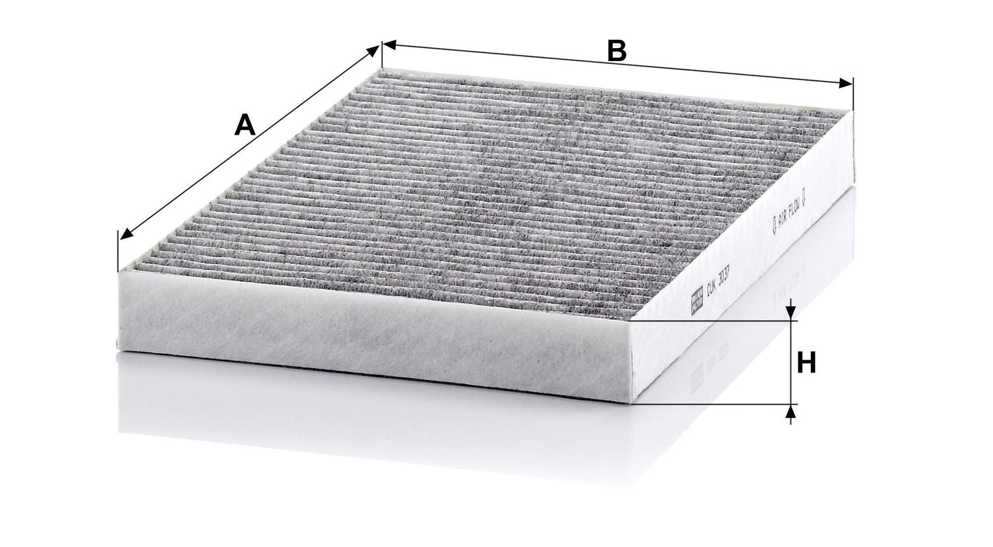 MANN-FILTER CUK 3037 Filtro de aire de cabina