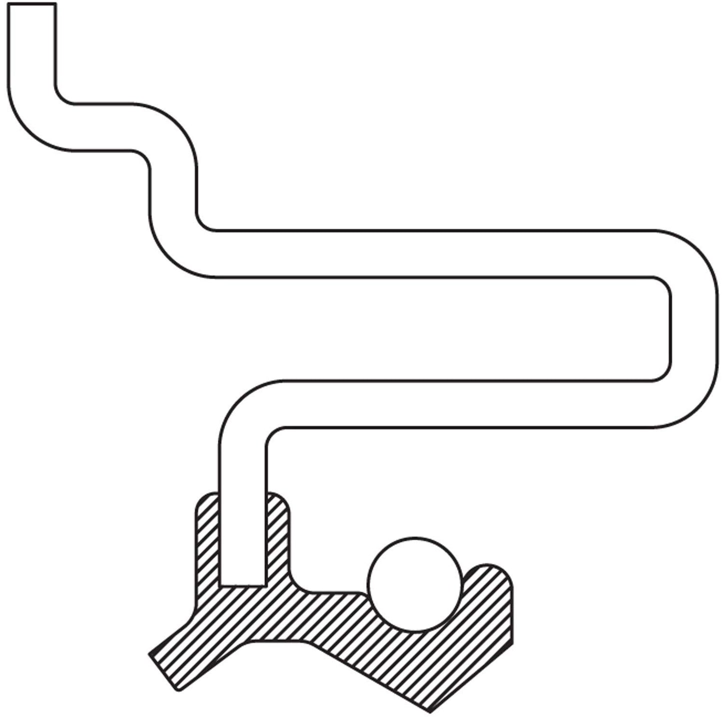 National Seal/Roulement 225673 Joint de roue