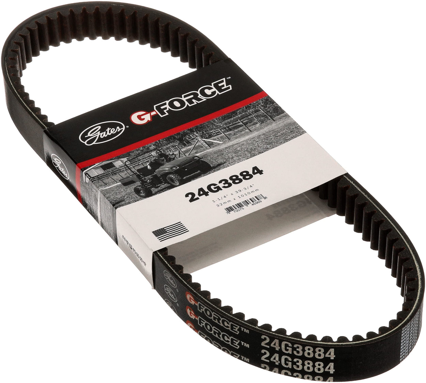 Gates 24G3884 Automatic Continuously Variable Transmission (CVT) Belt