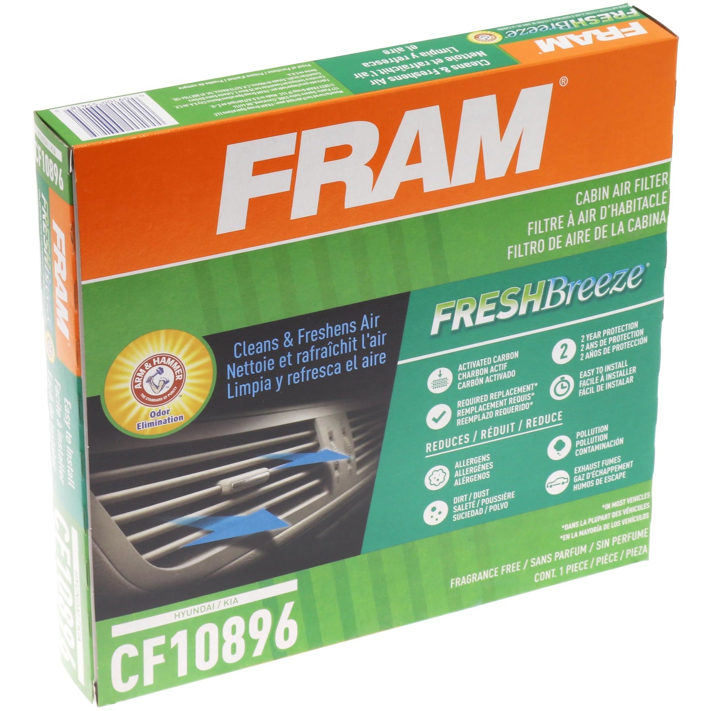 Filtro de aire de cabina Fram CF10896