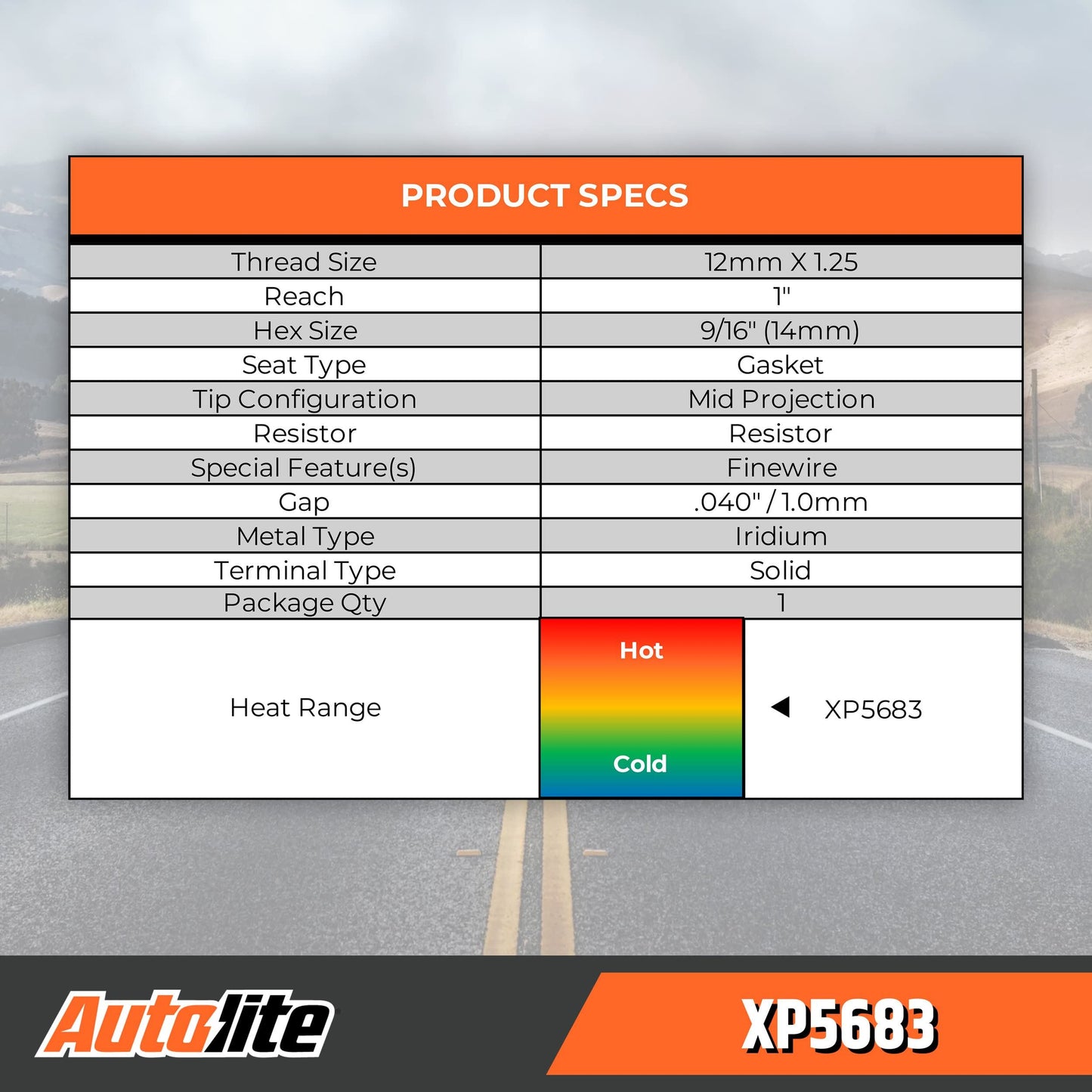 Autolite XP5683 Spark Plug (Pack of 4)