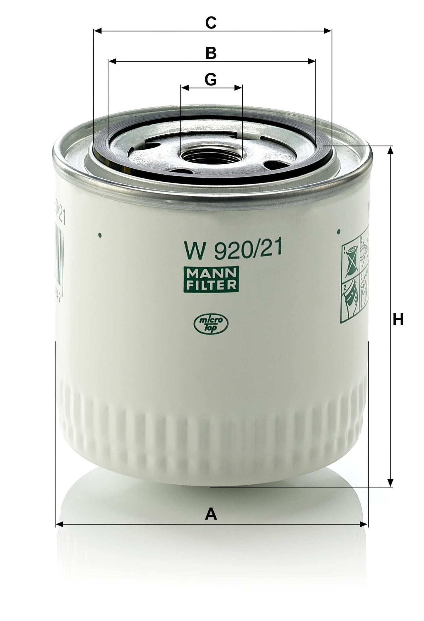 MANN-FILTER W 920/21