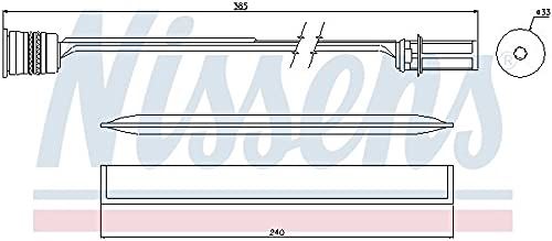 Secador receptor de aire acondicionado Nissens North America 95466