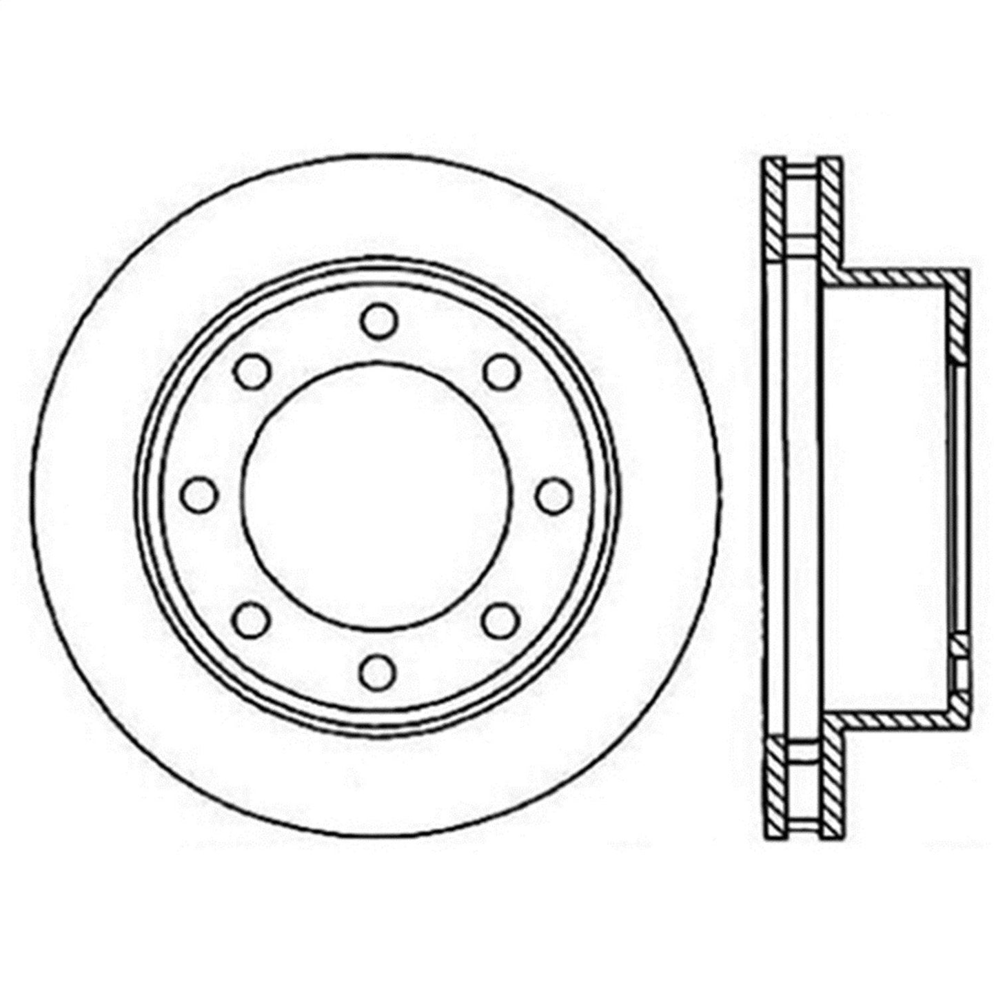 Stoptech 126.65086SR Disc Brake Rotor