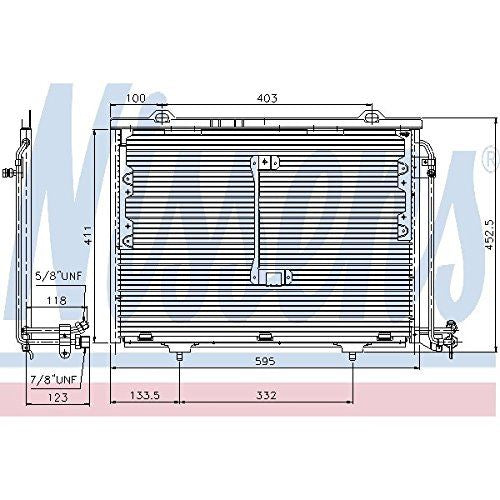 Nissens North America 94284 A/C Condenser