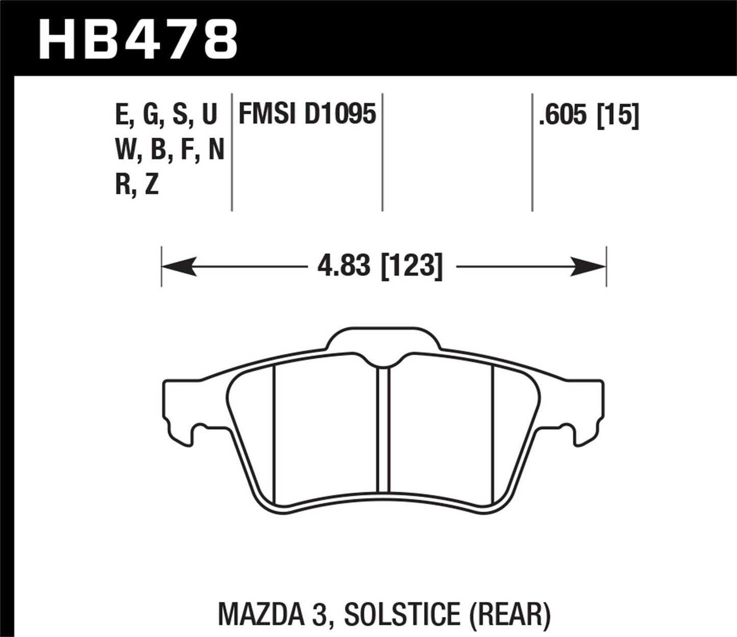 HAWK HB478F605