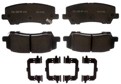 ACDelco Professional Durastop 17D1793ACH Juego de pastillas de freno de disco