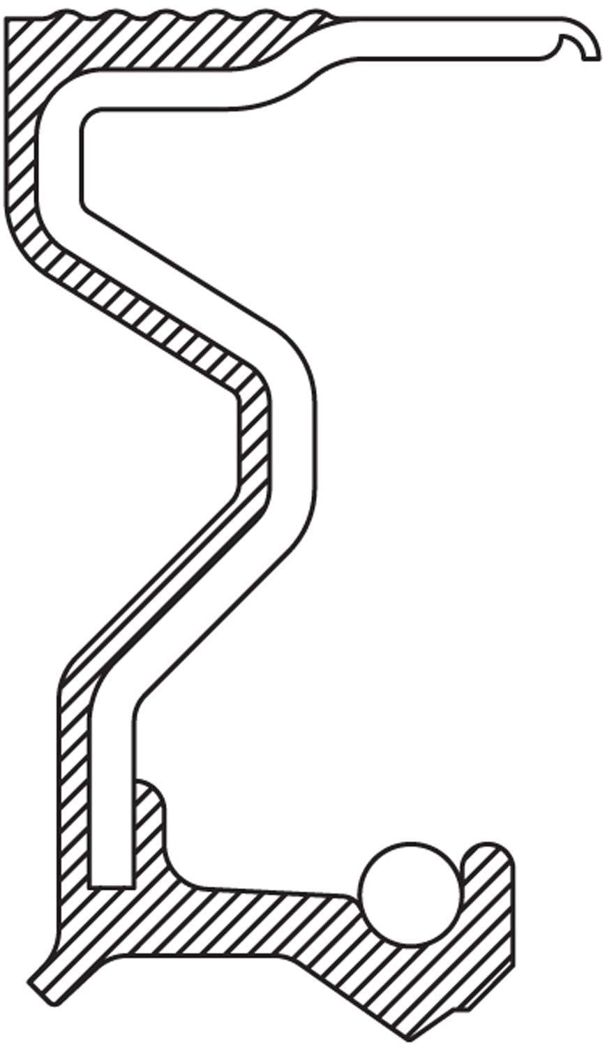 National Seal/Roulement 4532N Joint d'arbre principal de transmission manuelle