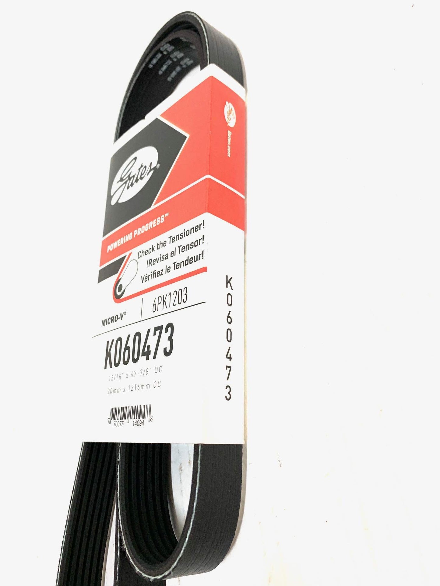 Gates K060473 Serpentine Belt