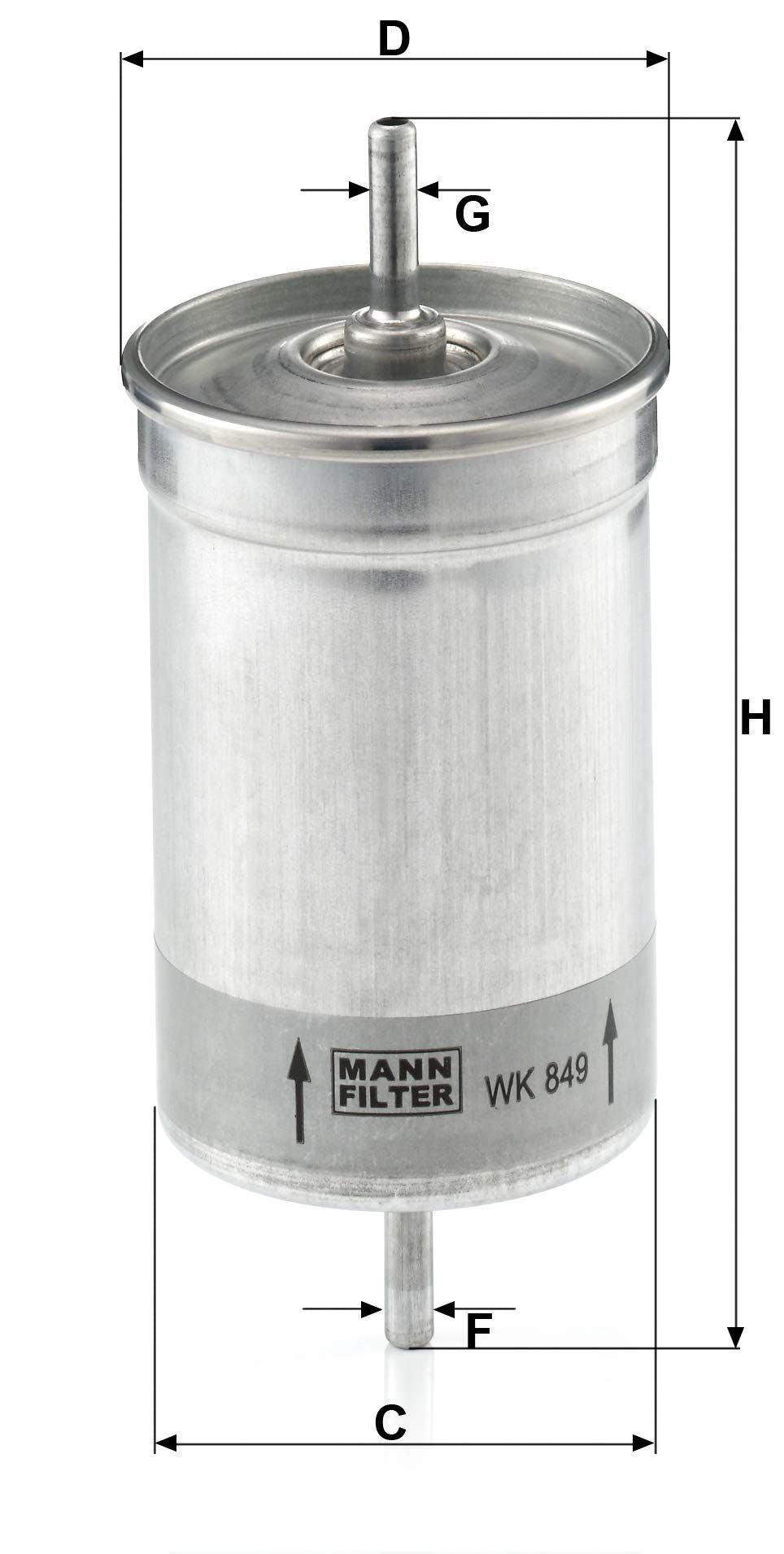 MANN-FILTER WK 849 Fuel Filter