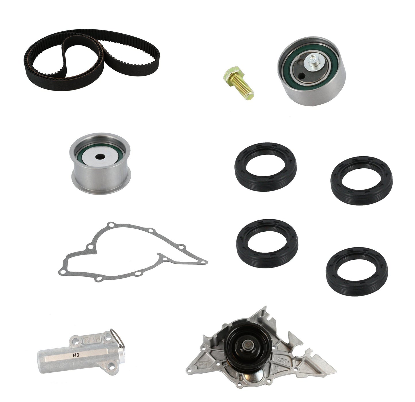 CRP PP297LK2 Kit de courroie de distribution moteur avec pompe à eau