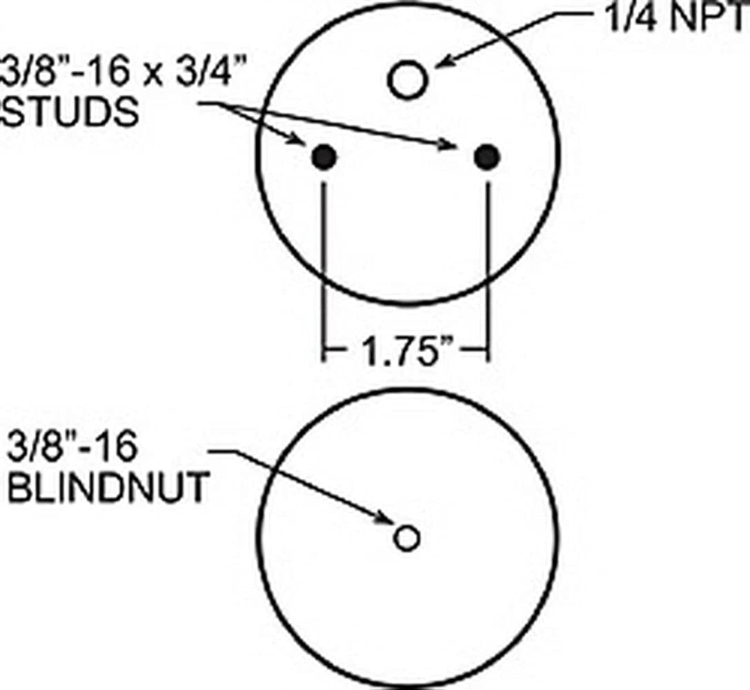 Ressort auxiliaire de suspension pneumatique RIDE-RITE 6781