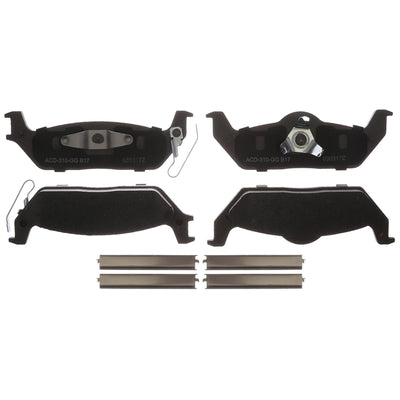 ACDelco Advantage 14D1012CHF1 Juego de pastillas de freno de disco