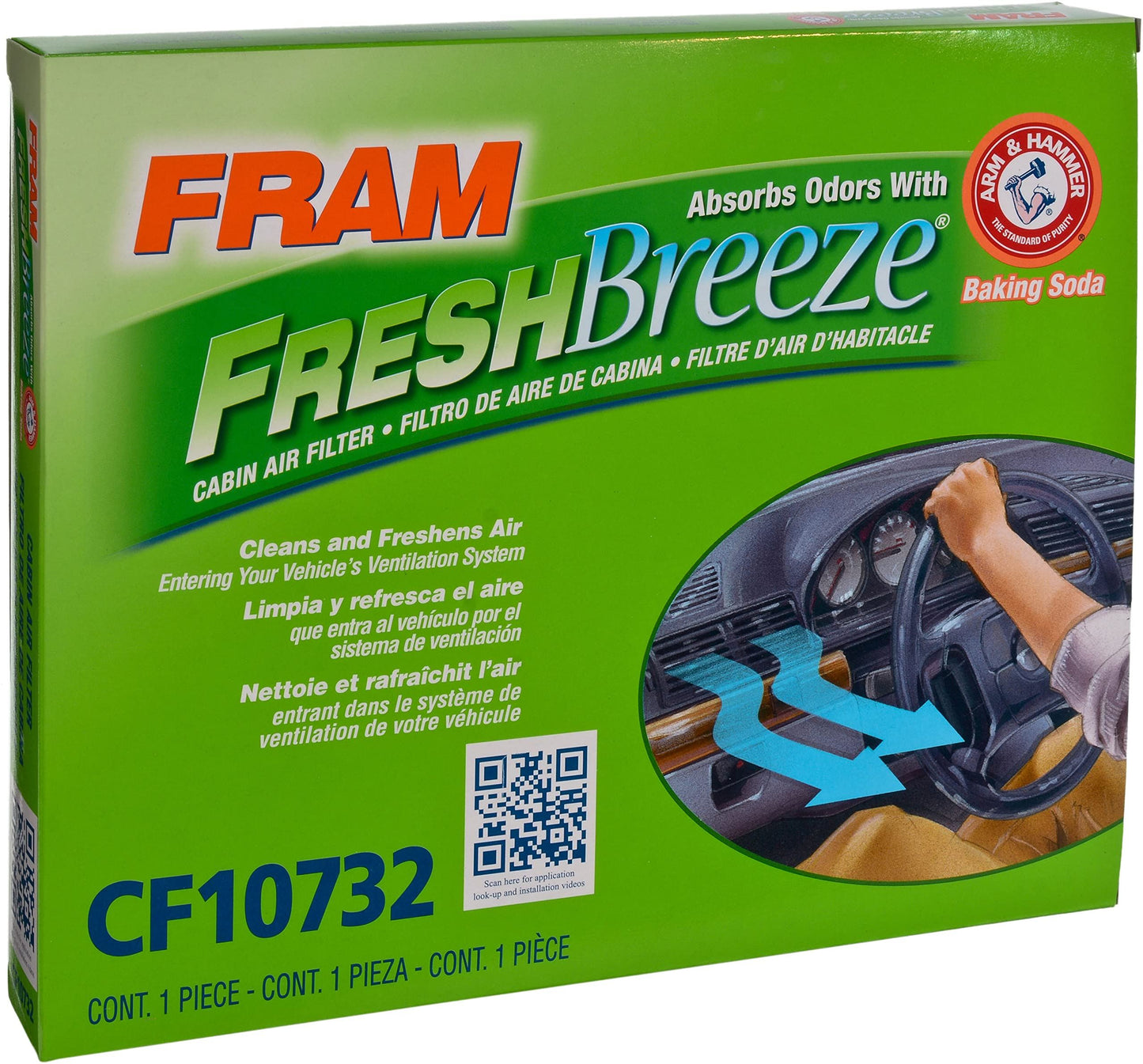 Fram CF10732 Filtro de aire de cabina