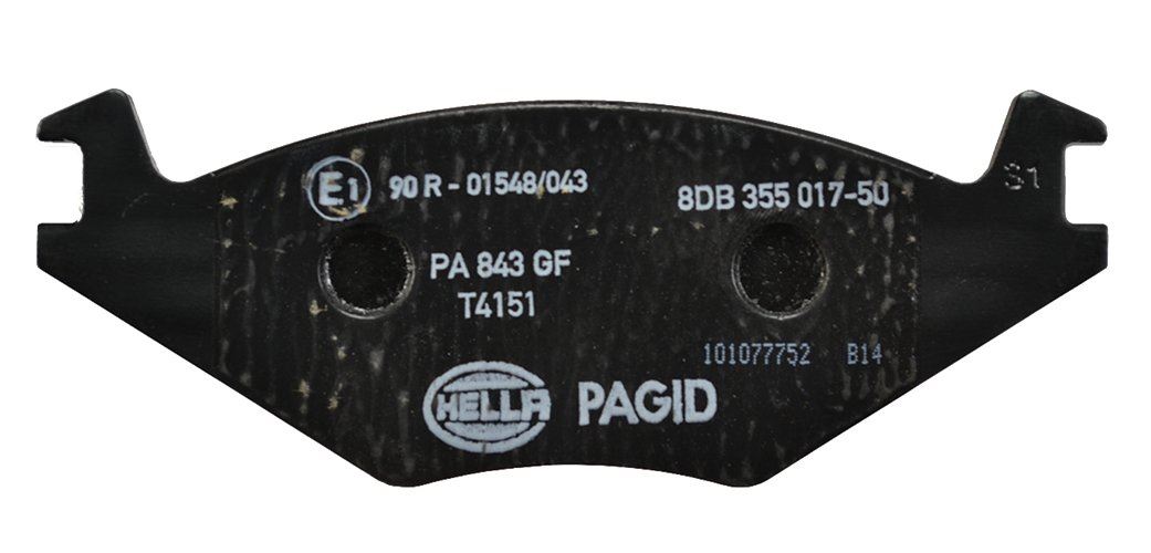 Hella-PAGID 355017501 Jeu de plaquettes de frein à disque