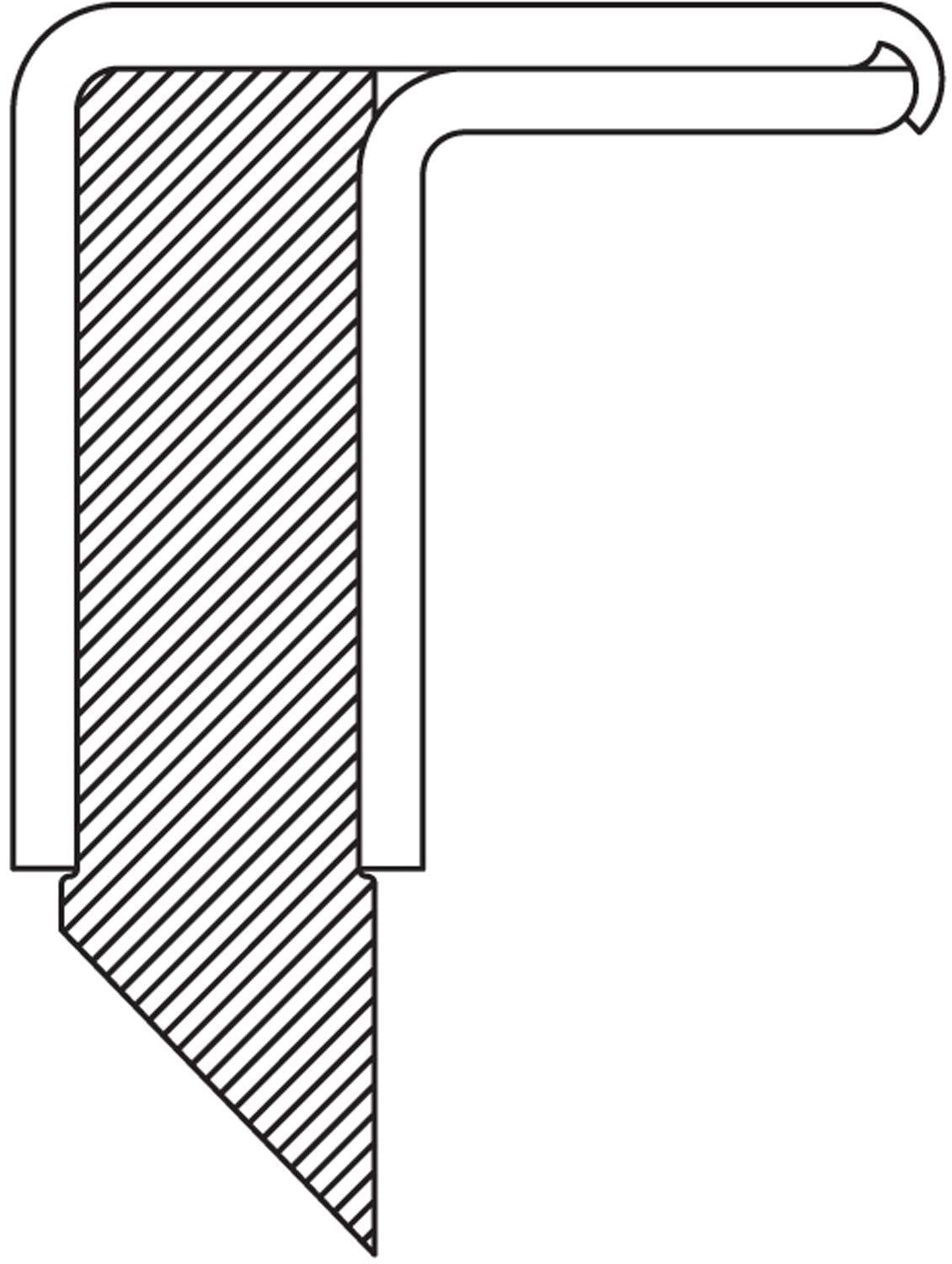 National Seal/Bearing 5796 Wheel Seal