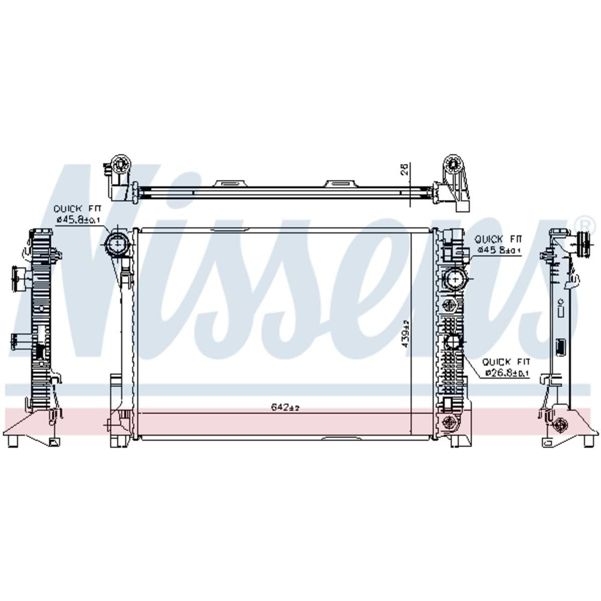 Nissens North America 67168 Radiator