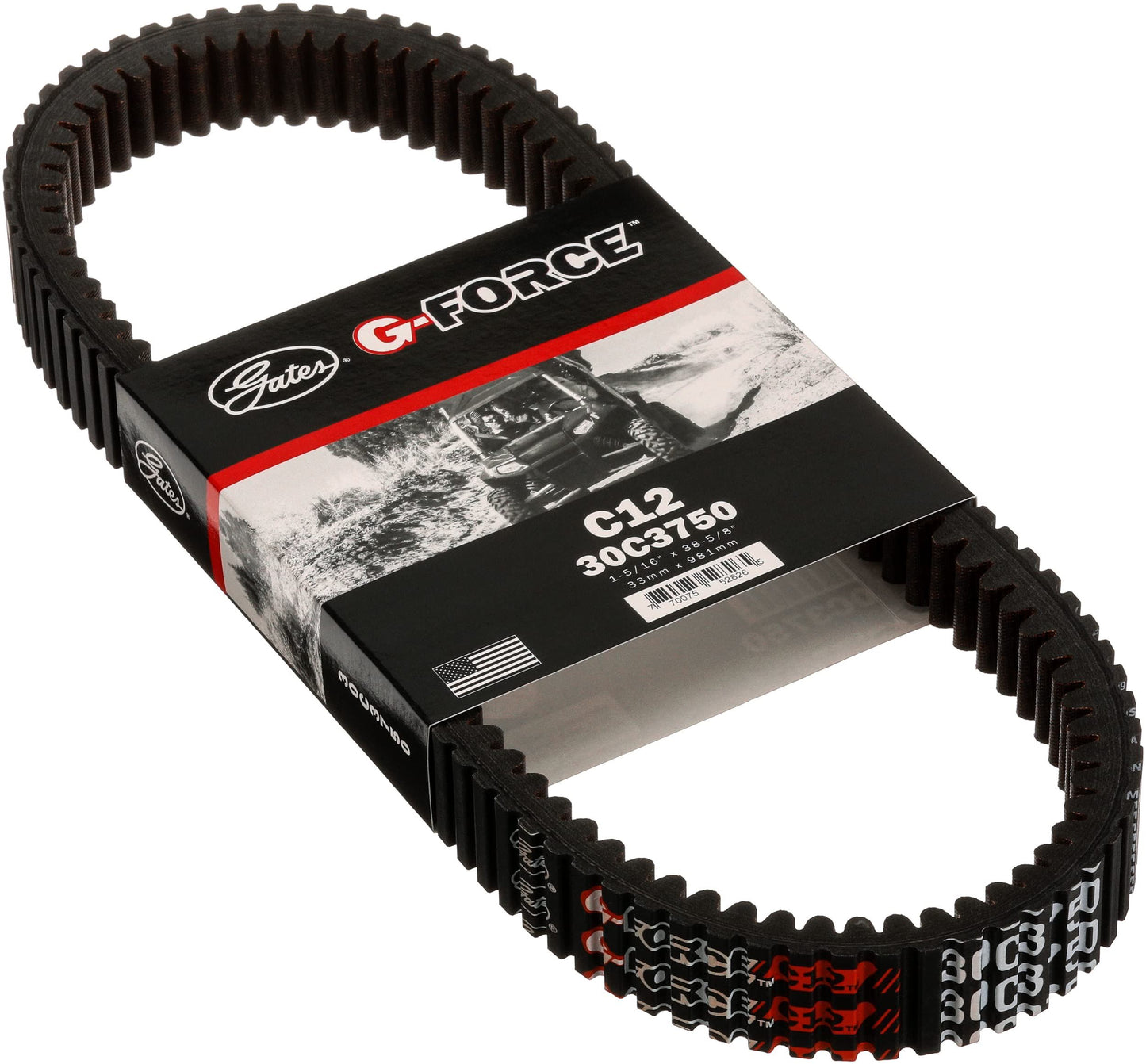 Gates 30C3750 Automatic Continuously Variable Transmission (CVT) Belt