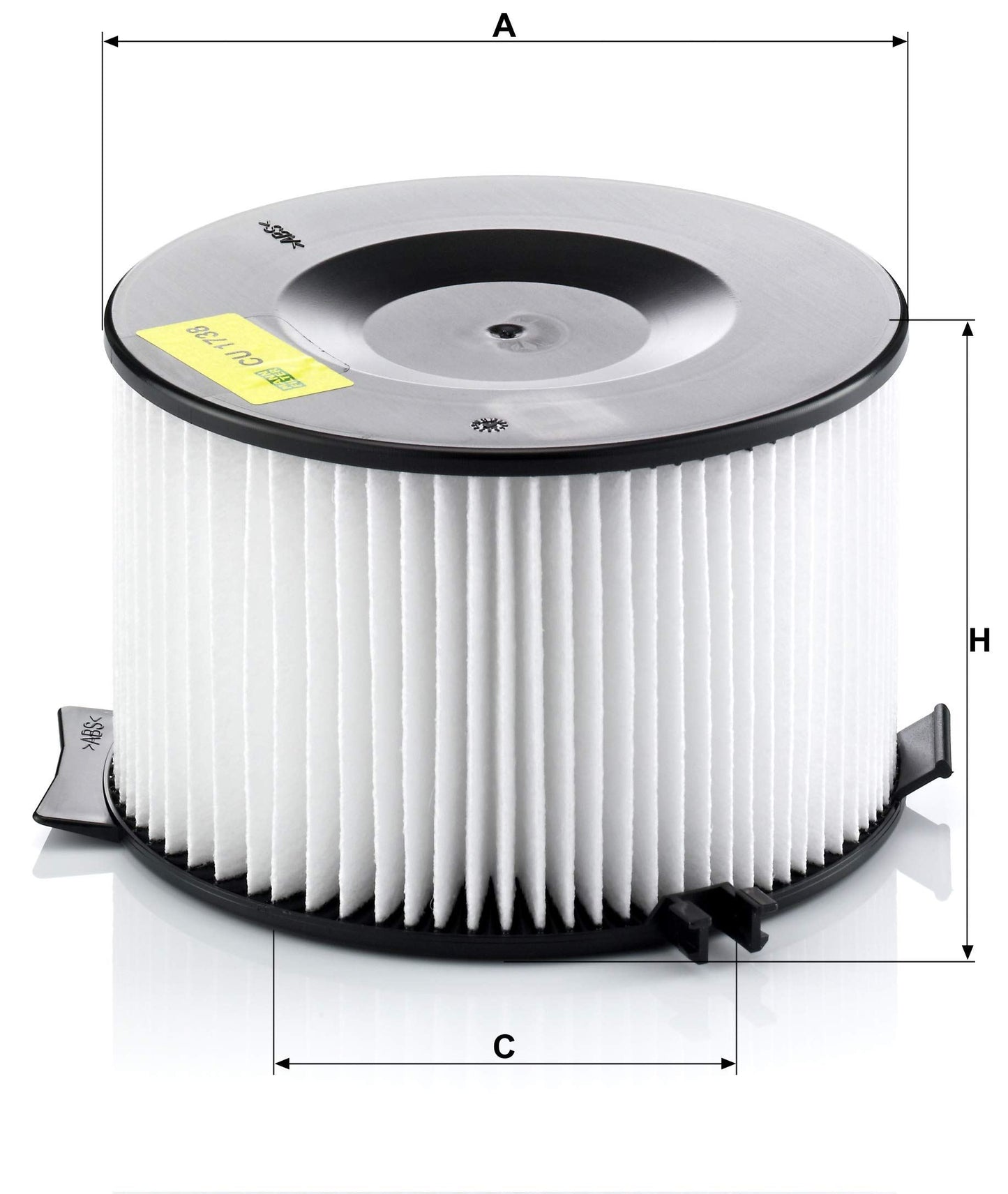 MANN-FILTER CU 1738 Cabin Air Filter